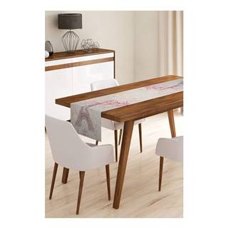 Behúň na stôl z mikrovlákna Minimalist Cushion Covers Paris, 45 x 140 cm