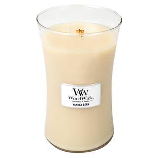 WoodWick Vonná sviečka  Žltá vanilka, 110 hodín horenia, značky WoodWick