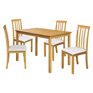 IDEA Nábytok Stôl + 4 stoličky MALAGA lak javor, značky IDEA Nábytok