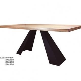 Drewmax Jedálenský stôl Metal ST370 / dub