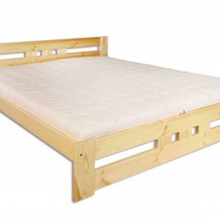 Drewmax  Manželská posteľ - masív LK117 / 140 cm borovica, značky Drewmax