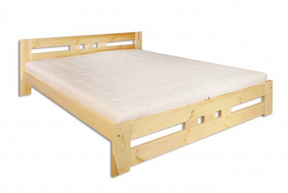 Drewmax  Manželská posteľ - masív LK117 / 180 cm borovica, značky Drewmax