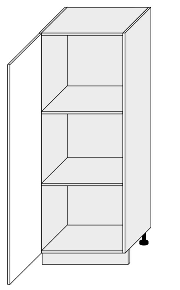 ArtExt  Kuchynská skrinka vysoká pre vstavané spotrebiče PLATINIUM | D5AA 60 154 Farba korpusu, značky ArtExt