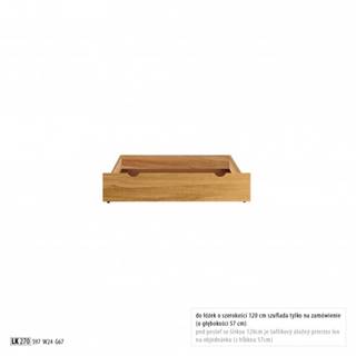 Drewmax Úložný box pod posteľ - masív LK270 | dub