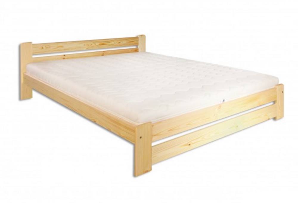 Drewmax  Manželská posteľ - masív LK118 / 180 cm borovica, značky Drewmax