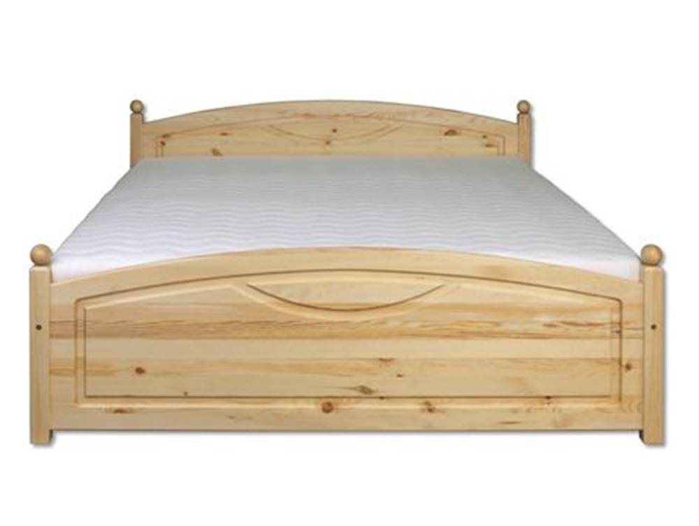 Drewmax Manželská posteľ - masív LK103 | 140cm borovica, značky Drewmax