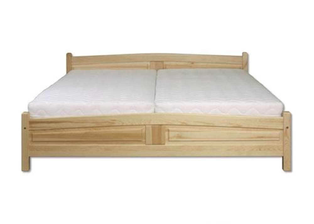 Drewmax Manželská posteľ - masív LK104 | 120cm borovica, značky Drewmax