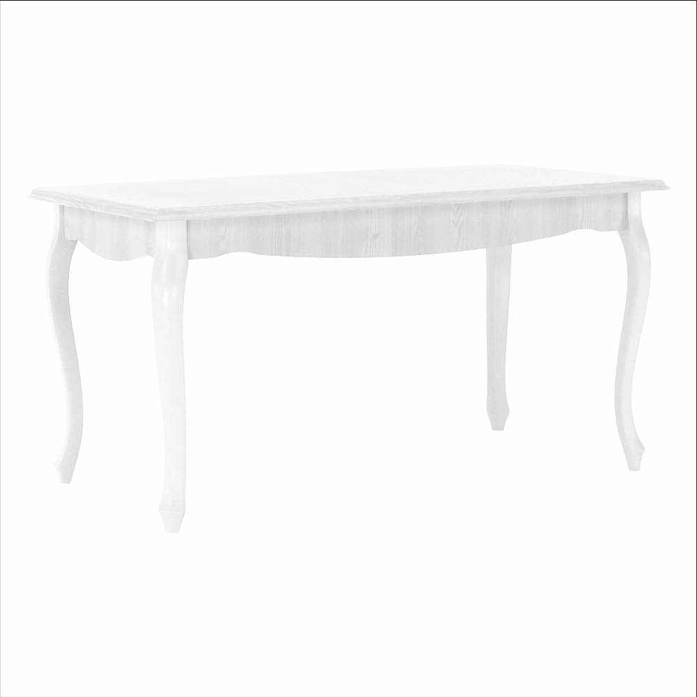 Kondela Jedálenský stôl DA19 sosna biela 146x76 cm VILAR, značky Kondela
