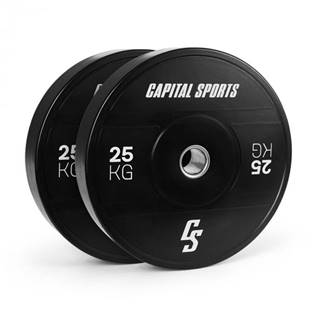 Capital Sports  Elongate 2020, kotúče, 2 x 25 kg, tvrdá guma, 50,4 mm, značky Capital Sports