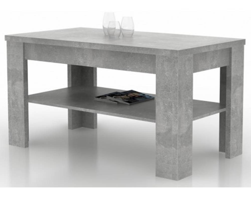 ASKO - NÁBYTOK Konferenčný stolík Lucy, šedý beton, značky ASKO - NÁBYTOK