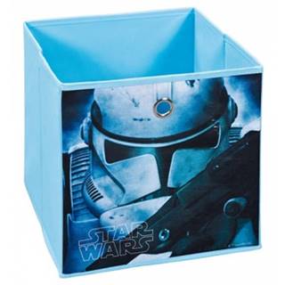 ASKO - NÁBYTOK Úložný box Star Wars 1, modrý, motív bojovníka, značky ASKO - NÁBYTOK