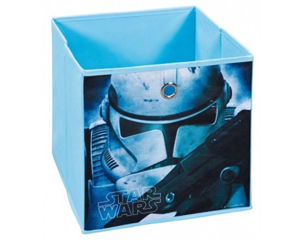 ASKO - NÁBYTOK Úložný box Star Wars 1, modrý, motív bojovníka, značky ASKO - NÁBYTOK