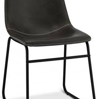 Jedálenská stolička Guaro sivá, čierna