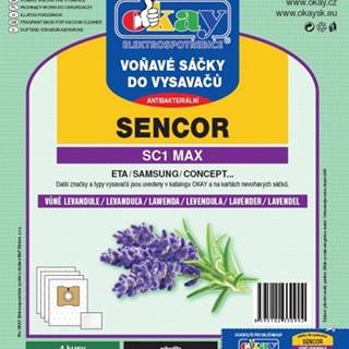 Jolly Vrecká do vysávača Sencor MAXSC1, vôňa levandule, 4ks, značky Jolly