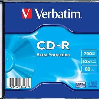 Verbatim  CD-R 700MB 52x, 1ks, značky Verbatim