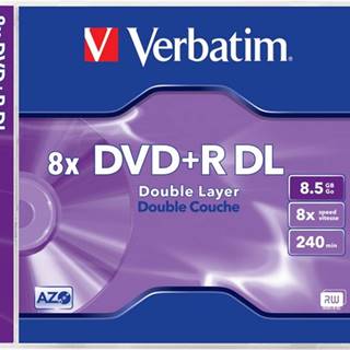 Verbatim DVD+R DL 8,5GB 8x, 1ks