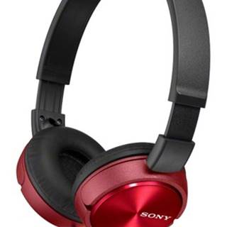 Slúchadlá cez hlavu Sony MDR-ZX310APR, červené