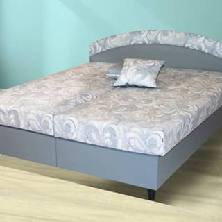 OKAY nábytok Čalúnená posteľ Corveta 180x200, šedá, vrátane matracov a úp, značky OKAY nábytok