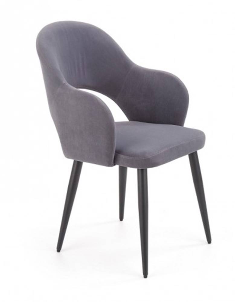 OKAY nábytok Jedálenská stolička Tunja sivá, značky OKAY nábytok