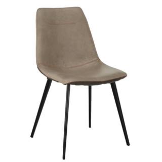 Jedálenská stolička béžová/hnedá DOTS poškodený tovar