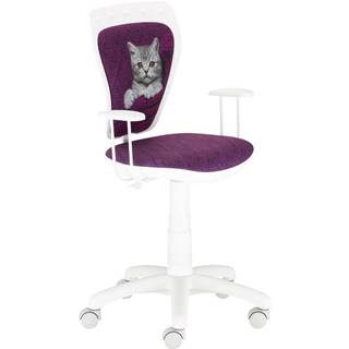 Kancelárska stolička Ministyle White Mačka vo svetri