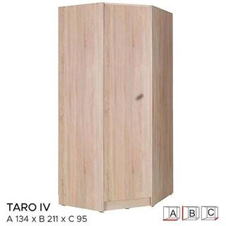 Skriňa Taro 4 134 cm dub sonoma