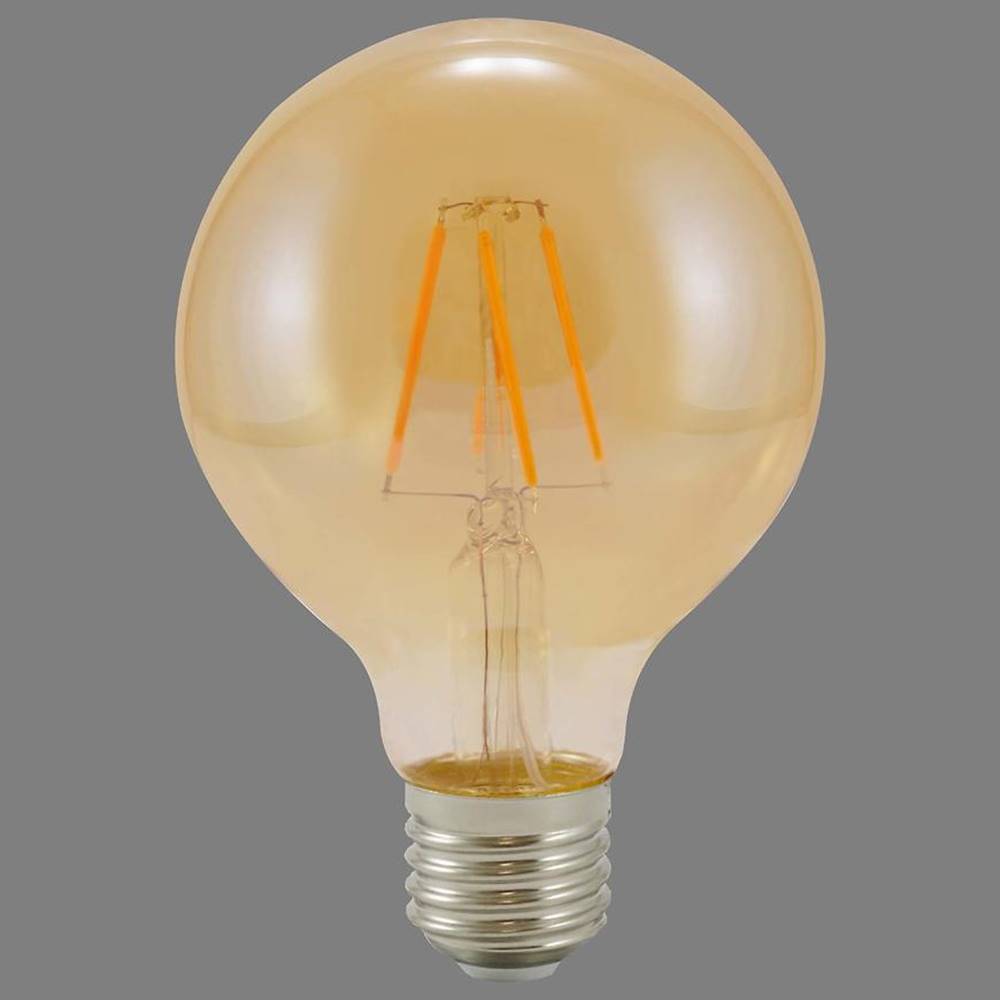 MERKURY MARKET Ziarovka LED G80 E27 4W filament Vintage Amber 304520, značky MERKURY MARKET