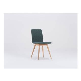 Gazzda Zelená jedálenská stolička s podnožím z dubového dreva  Ena, značky Gazzda