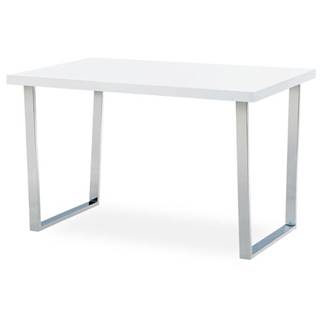 Sconto Jedálenský stôl LUIS biela, šírka 120 cm, značky Sconto