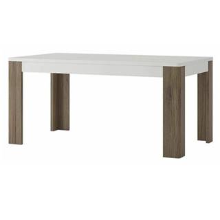 Jedálenský stôl MILANO alpská biela/dub sanremo