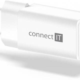Nabíjačka Connect IT 1xUSB TypC, PD Fast Charge, 18W, biela