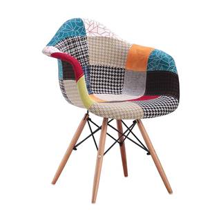 IDEA Nábytok Jedálenská stolička DUO patchwork farebná, značky IDEA Nábytok