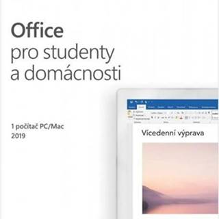 Microsoft Office 2019 pre študentov a domácnosti CZ