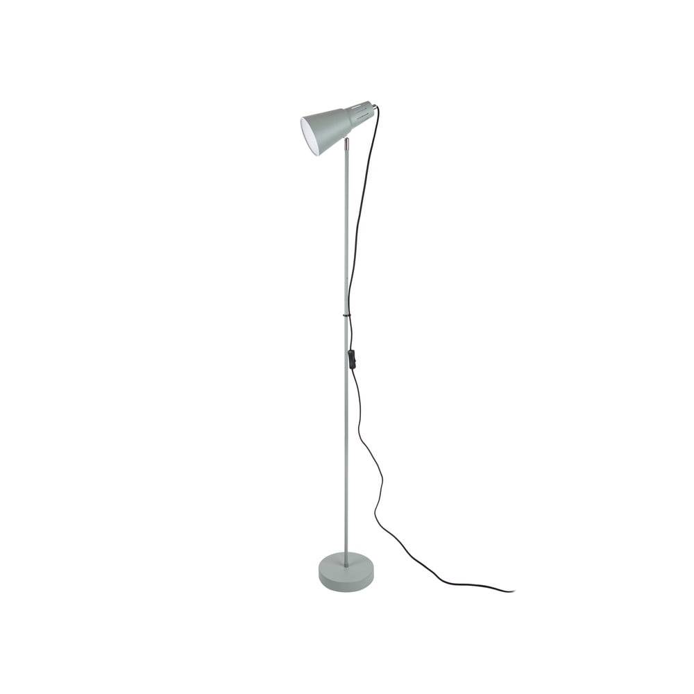 Leitmotiv Sivozelená stojacia lampa  Mini Cone, výška 147,5 cm, značky Leitmotiv