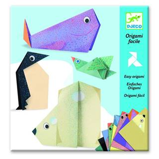 Djeco Súprava 16 origami papierov s návodom  Polar, značky Djeco