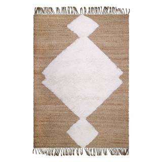 Prírodný ručne vyrobený koberec Nattiot Elton, 110 x 170 cm