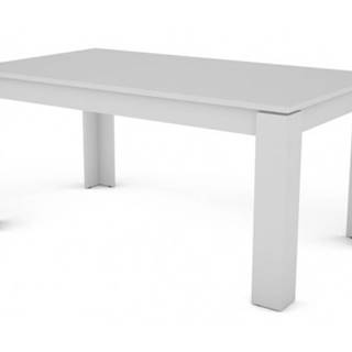 ASKO - NÁBYTOK Jedálenský stôl Inter 160x80 cm, biely, rozkladací, značky ASKO - NÁBYTOK