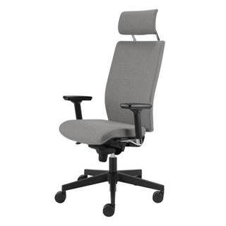 Kancelárska stolička CONNOR sivá