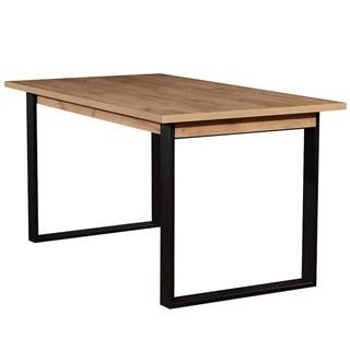 Stôl ST42 150x85+48 dub wotan/cierny