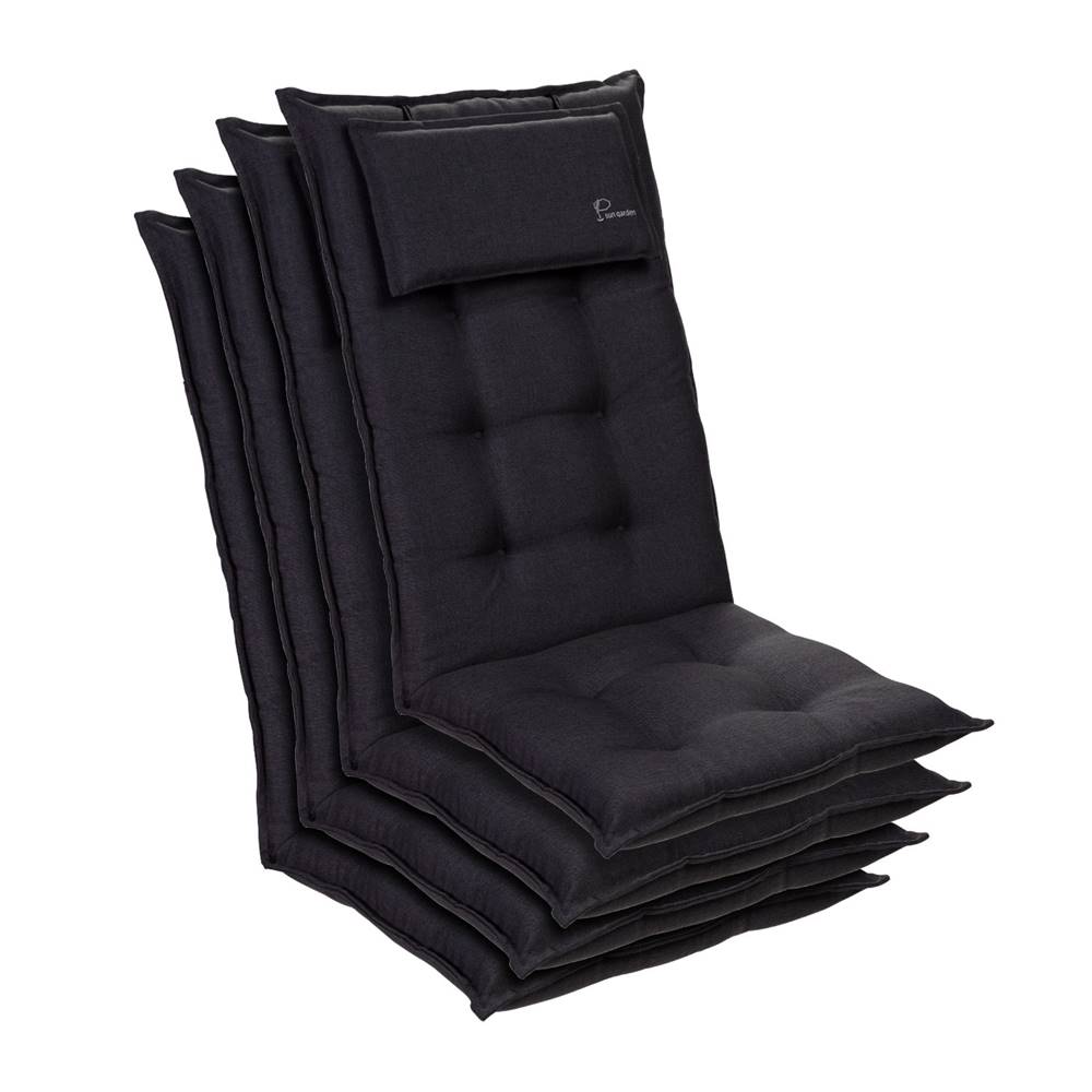 Blumfeldt  Sylt, čalúnená podložka, podložka na stoličku, podložka na vyššie polohovacie kreslo, vankúš, polyester, 50 × 120 × 9 cm, značky Blumfeldt