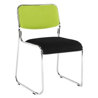 Zasadacia stolička zelená/čierna sieťovina BULUT R1 rozbalený tovar