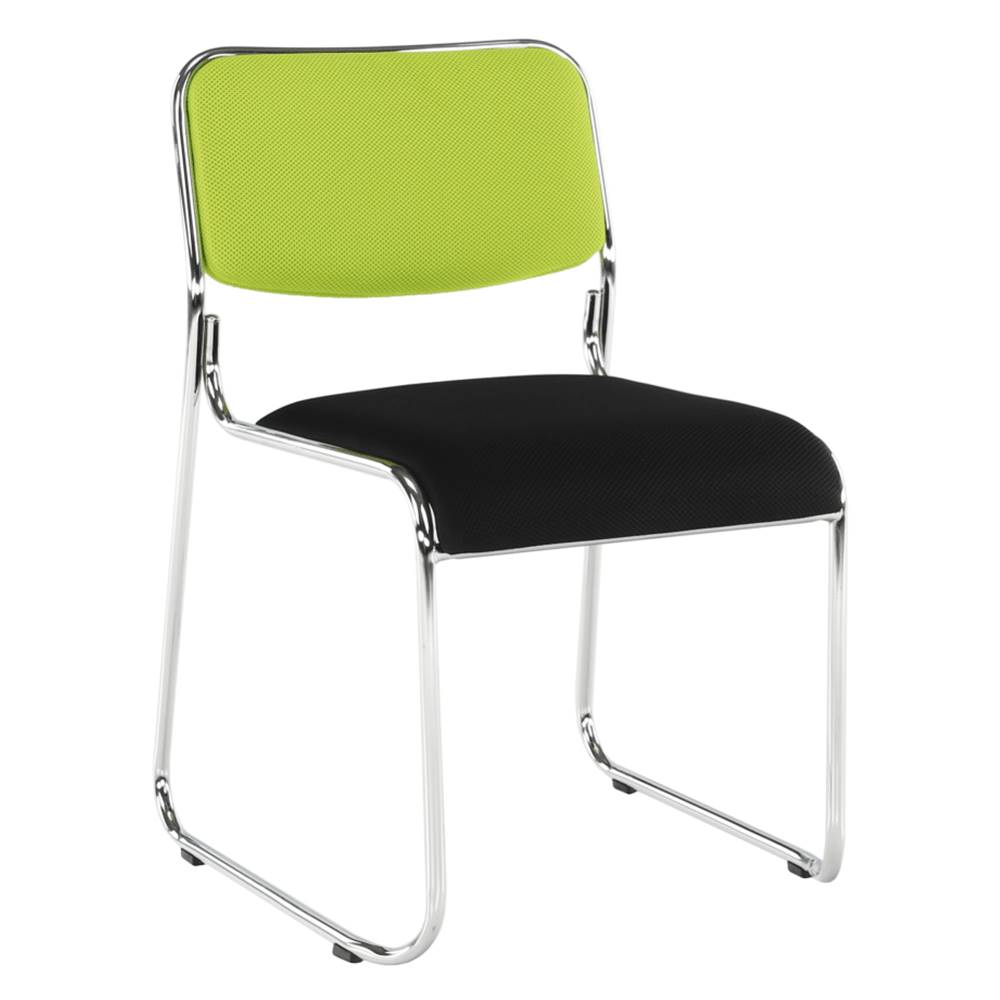 Kondela Zasadacia stolička zelená/čierna sieťovina BULUT R1 rozbalený tovar, značky Kondela