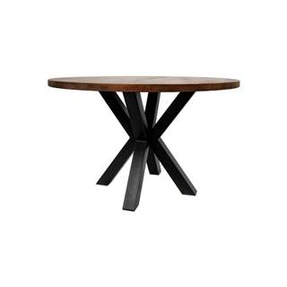 HSM collection Guľatý jedálenský stôl s doskou z mangového dreva HMS collection, ⌀ 130 cm, značky HSM collection