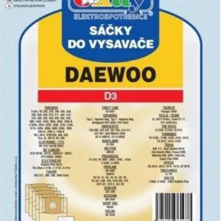Vrecká do vysávača Daewoo D3, 5ks