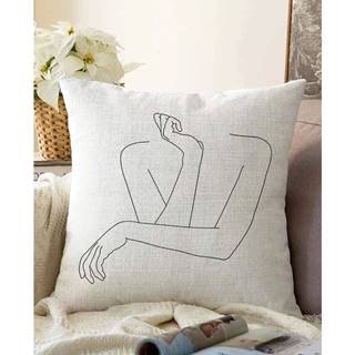 Minimalist Cushion Covers Obliečka na vankúš s prímesou bavlny  Pose, 55 x 55 cm, značky Minimalist Cushion Covers