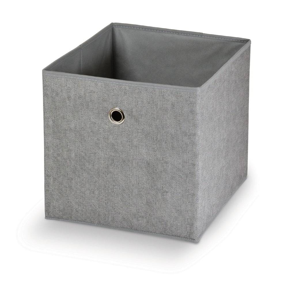 Domopak Sivý úložný box  Stone, 32 x 32 cm, značky Domopak