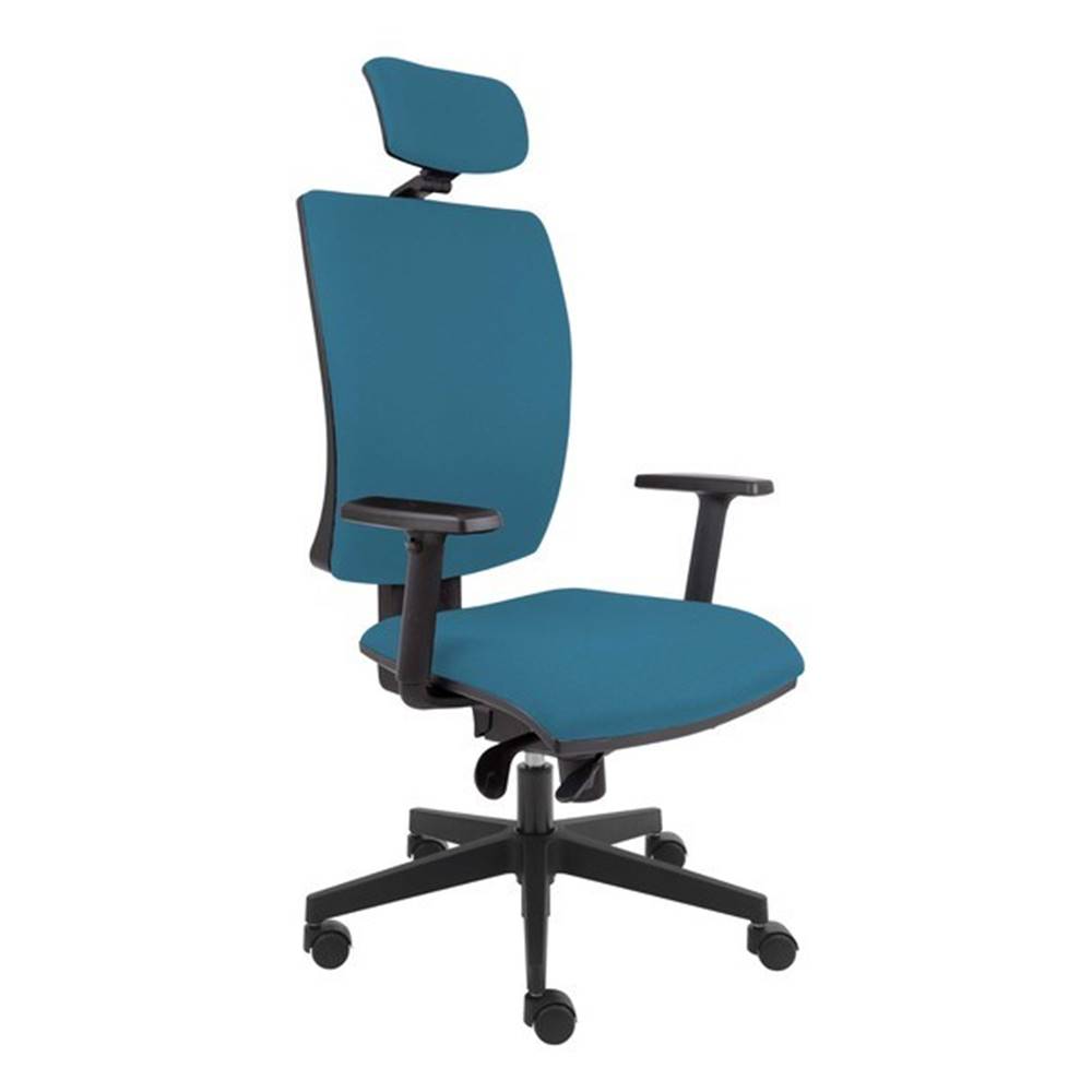 Sconto Kancelárska stolička LAUREN modrosivá, značky Sconto