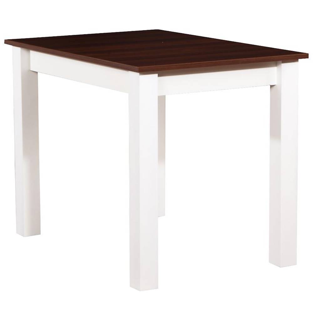MERKURY MARKET Stôl ST29 100X70 orech/biely, značky MERKURY MARKET