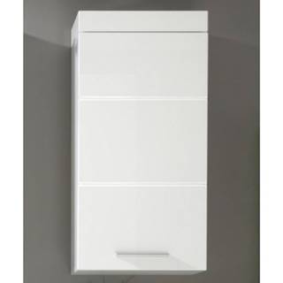 ASKO - NÁBYTOK Kúpeľňová závesná skrinka Amanda 501, lesklá biela, značky ASKO - NÁBYTOK