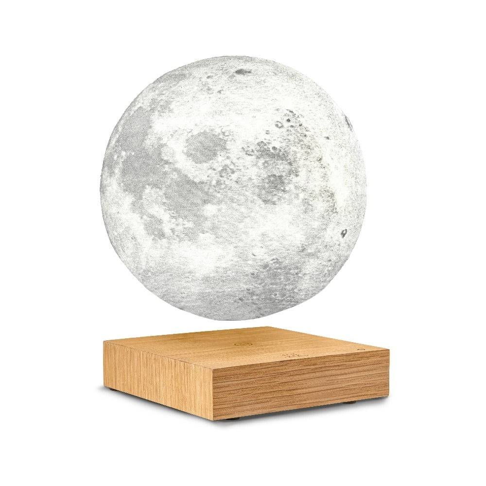 Gingko Stolová levitujúca lampa v tvare mesiaca  Moon White Ash, značky Gingko